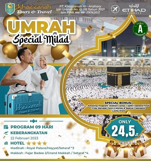 Travel Umroh Vip Februari 2023